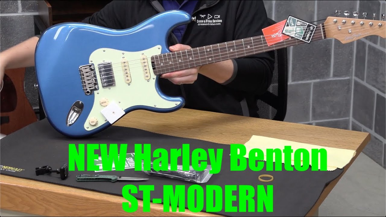 Harley Benton ST-Modern (NOT Plus) Unboxing, First Impressions, mini Review (new October 2024) - YouTube