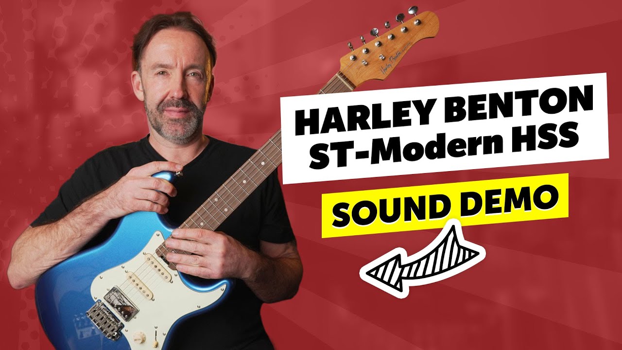 Harley Benton ST-Modern HSS | Sound Demo | A bang for the buck? - YouTube