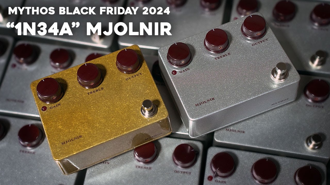 Limited 1N34A Mjolnir Overdrive | Mythos Pedals Black Friday 2024 - YouTube