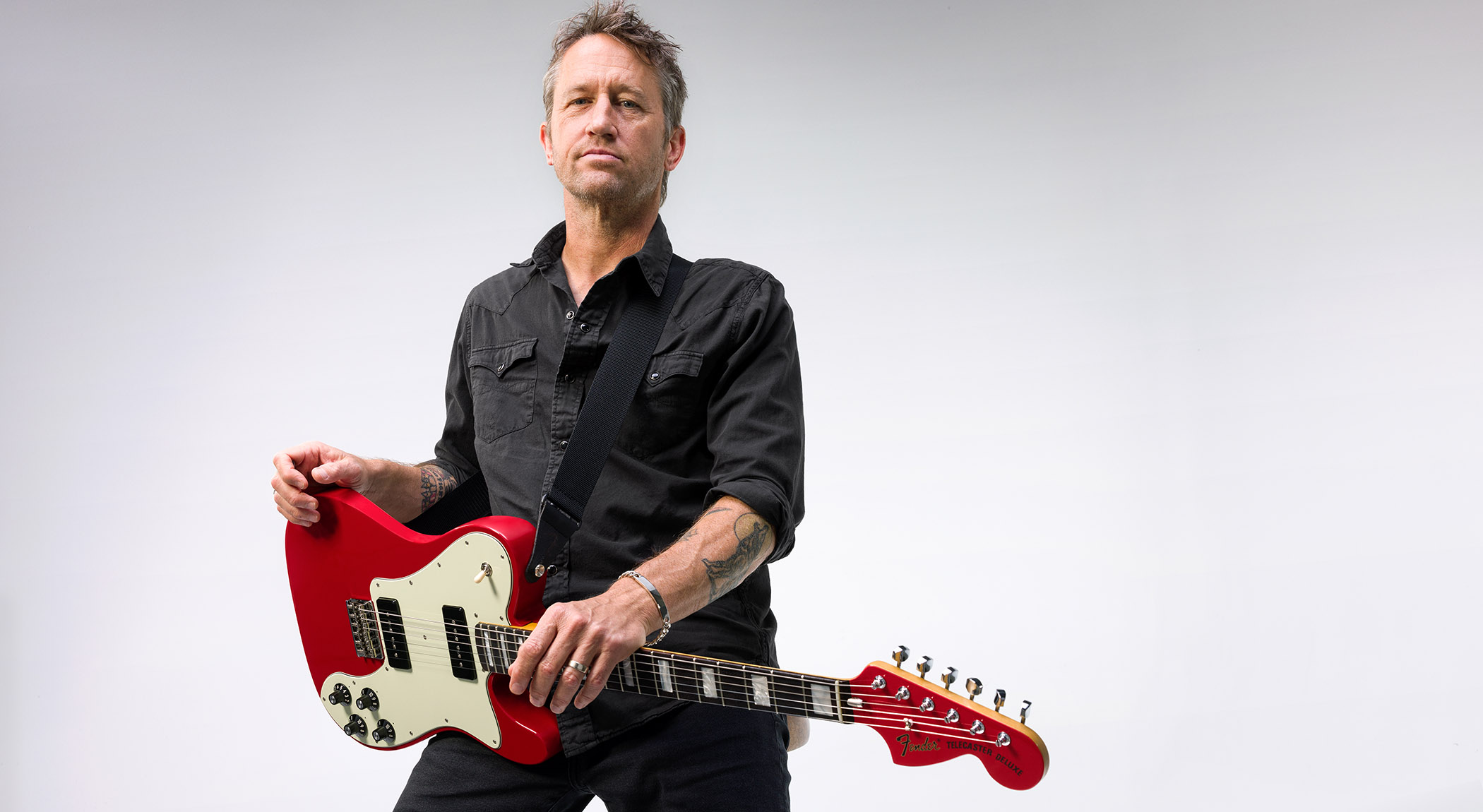 Chris Shiflett with his signature Fender Cleaver Telecaster