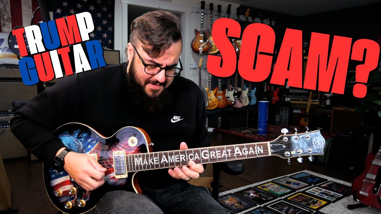 I bought the TRUMP GUITAR... was it a SCAM? - YouTube