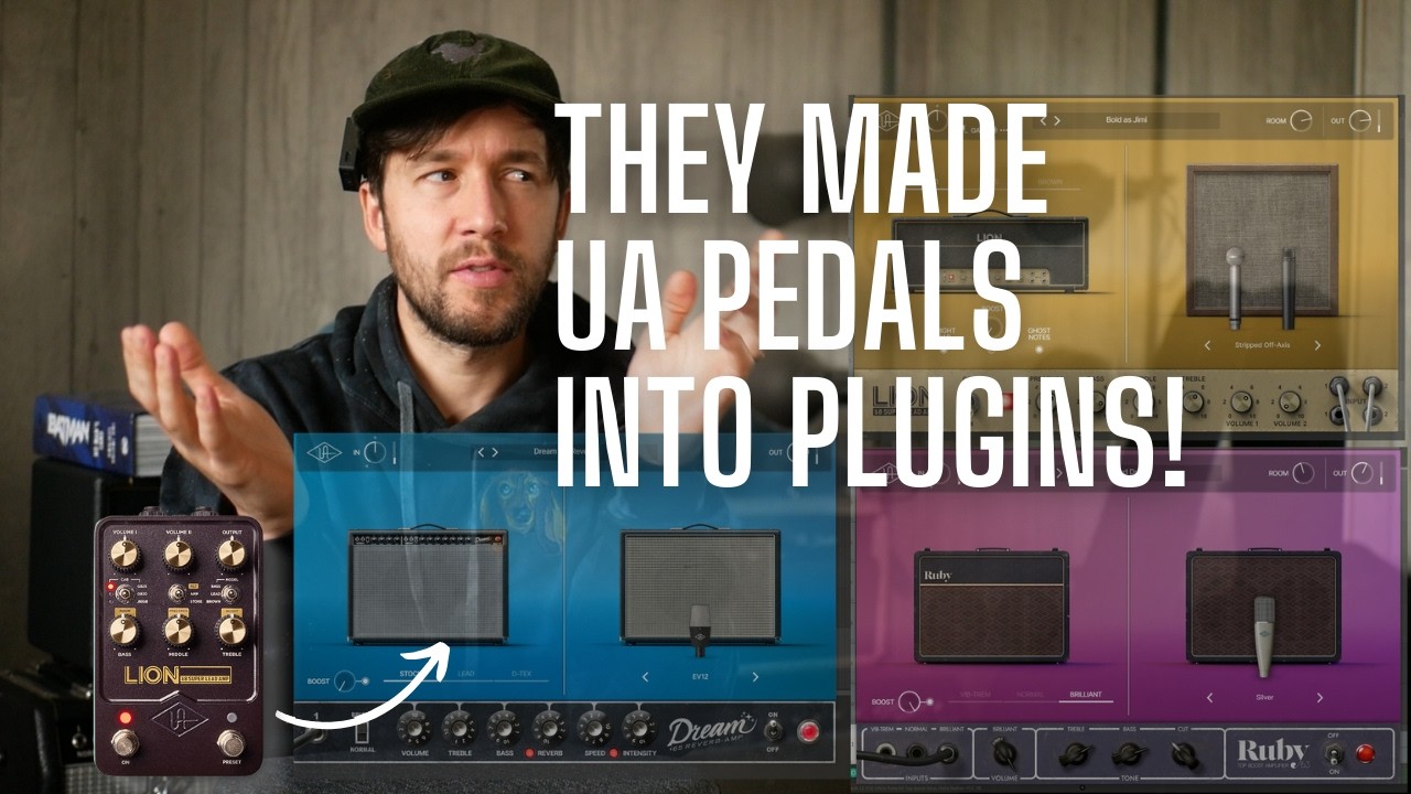 The Best CLASSIC Sounding Plugins I've Tried - UA Pedals NOW AVAILABLE as Plugins - YouTube