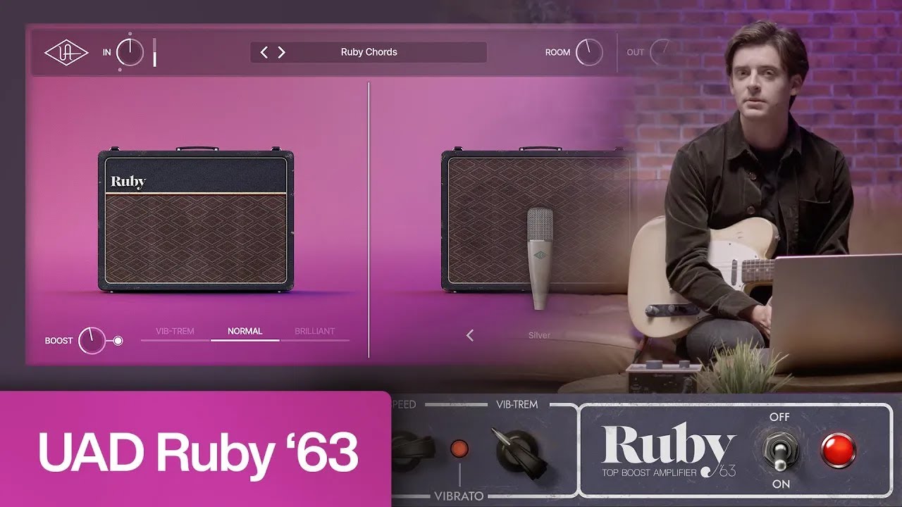 Introducing UAD Ruby ‘63 Top Boost Amplifier - YouTube