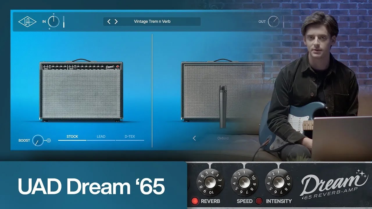 Introducing UAD Dream ‘65 Reverb Amplifier - YouTube