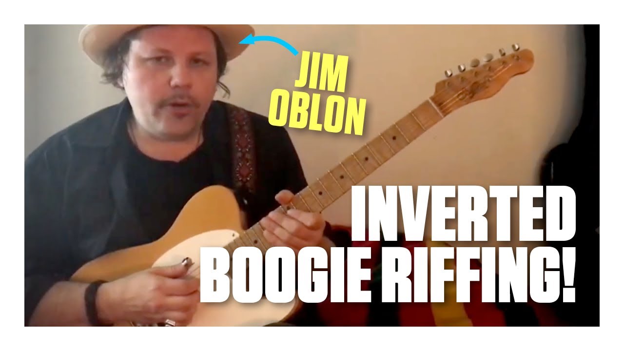 Jim Oblon: Putting the 5th in the bass in a blues shuffle - YouTube