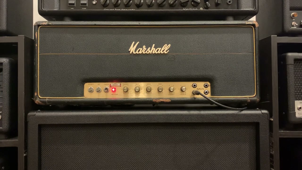 Original Jose Arredondo 3-in-1 mod 1971 Marshall Super Lead - YouTube