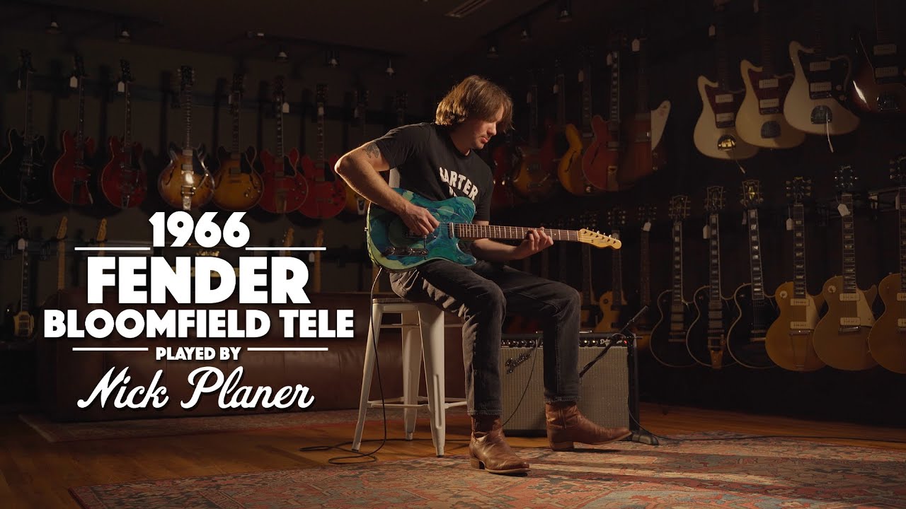 Mike Bloomfield Owned Fender Telecaster 1966, Custom played by Nick Planer - YouTube