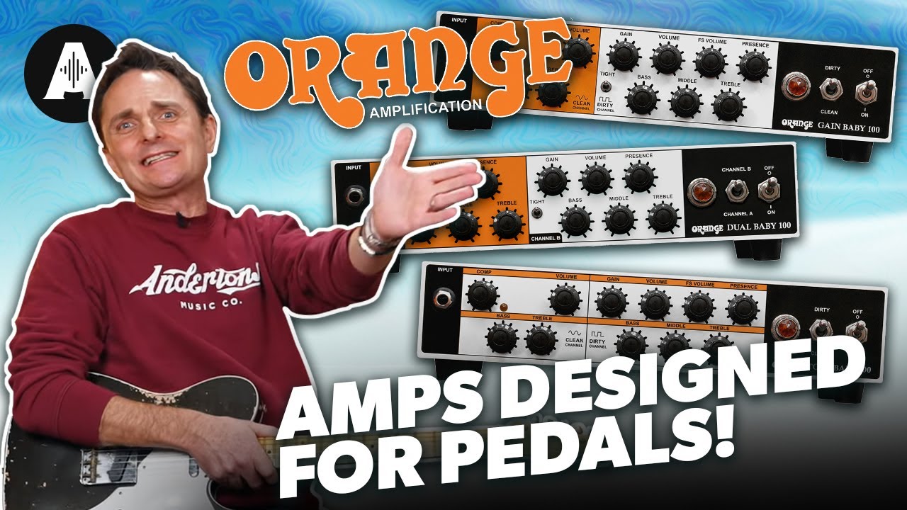 Orange Amps - New For NAMM 2025! | Orange Baby 100 Series & O-Tone 40 Combo - YouTube