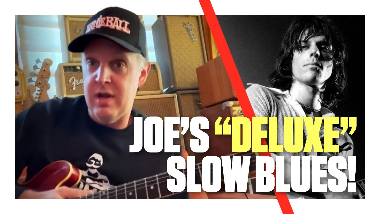 Joe Bonamassa (w/ Lowell George's Dumble amp!): How to start a slow blues song - YouTube