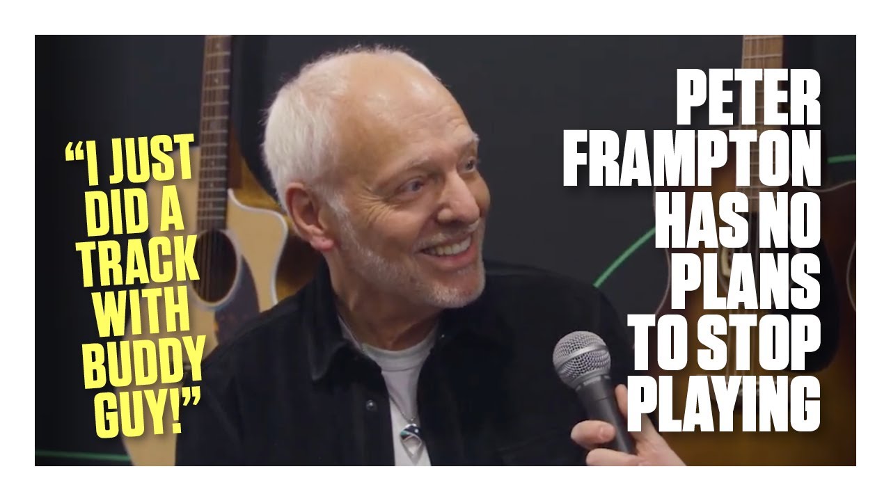 Peter Frampton Speaks at NAMM 2025! New music, changing technique, and his favorite new players - YouTube