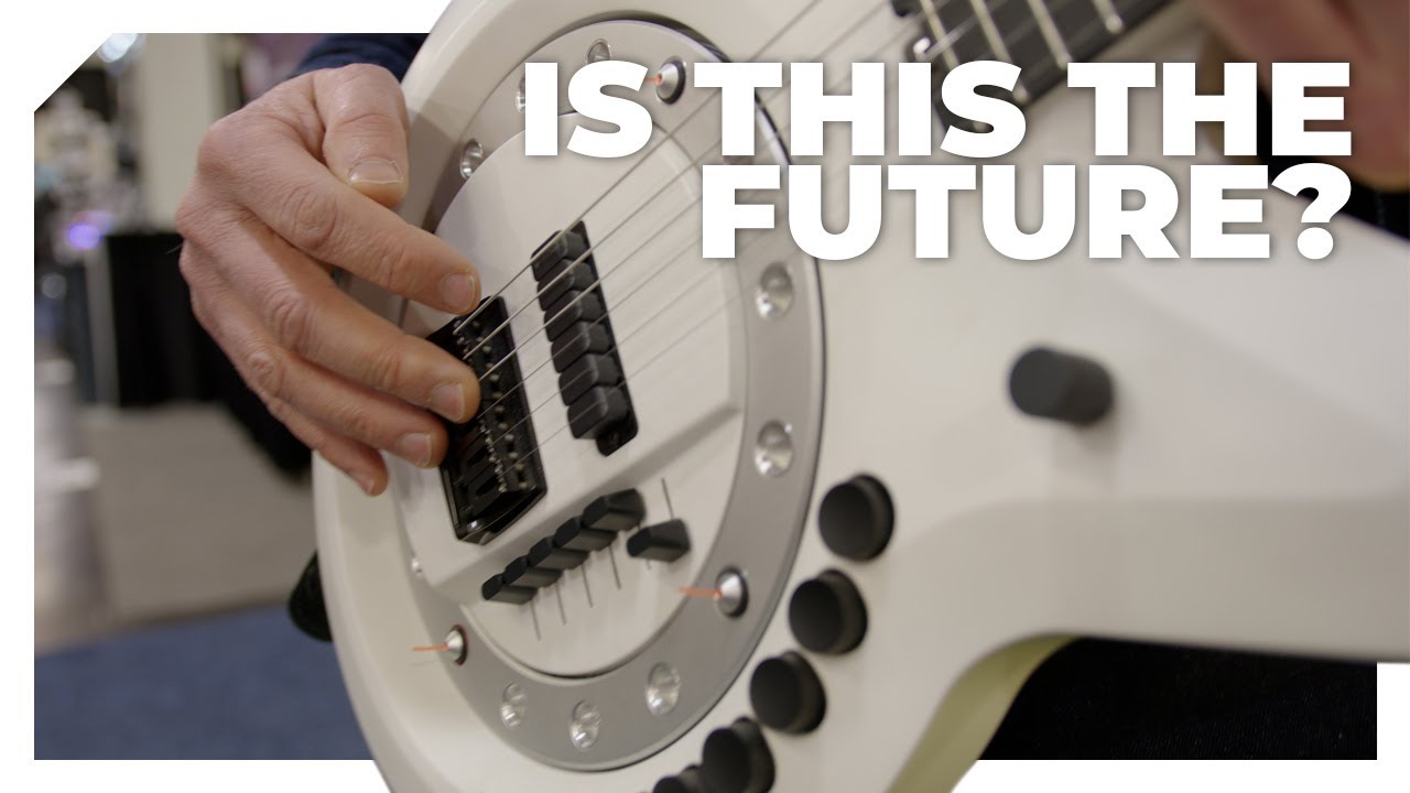 Back to the Future: Circle Guitar feels like it's the guitar of NAMM 2055 - YouTube