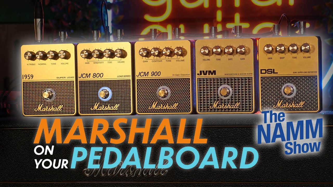 Marshall Overdrive Pedals | NAMM 2025 - YouTube