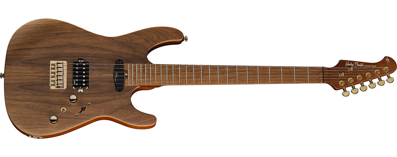 Harley Benton Max Fusion in Walnut