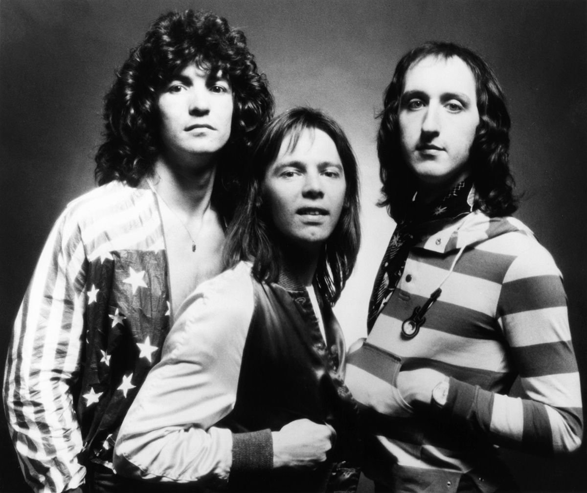 Pilot circa 1974. (from left) Drummer Stuart Tosh, David Paton and Ian Bairnson