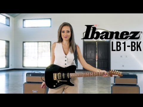 Lari Basilio Signature Guitar | Ibanez LB1-BK