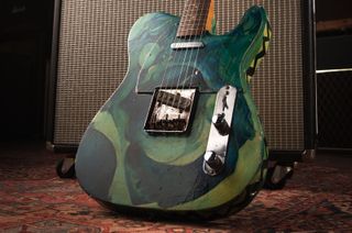 Mike Bloomfield's 1966 Custom Painted Fender Telecaster: the blues pioneer's legendary Tele has had a story to tell, having been hidden in a closet for decades, but it is now on sale at Carter Vintage Guitars for a cool $235,000