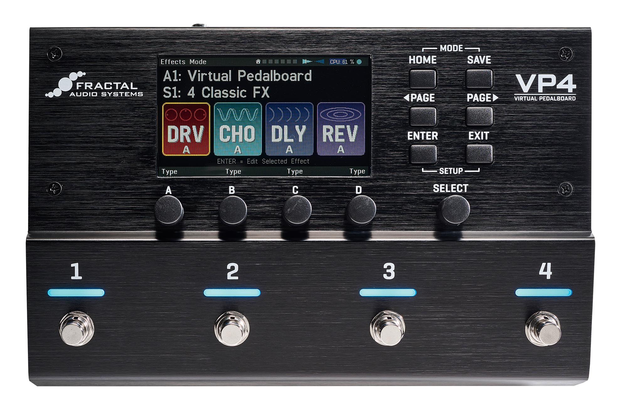 Fractal VP4 Virtual Pedalboard