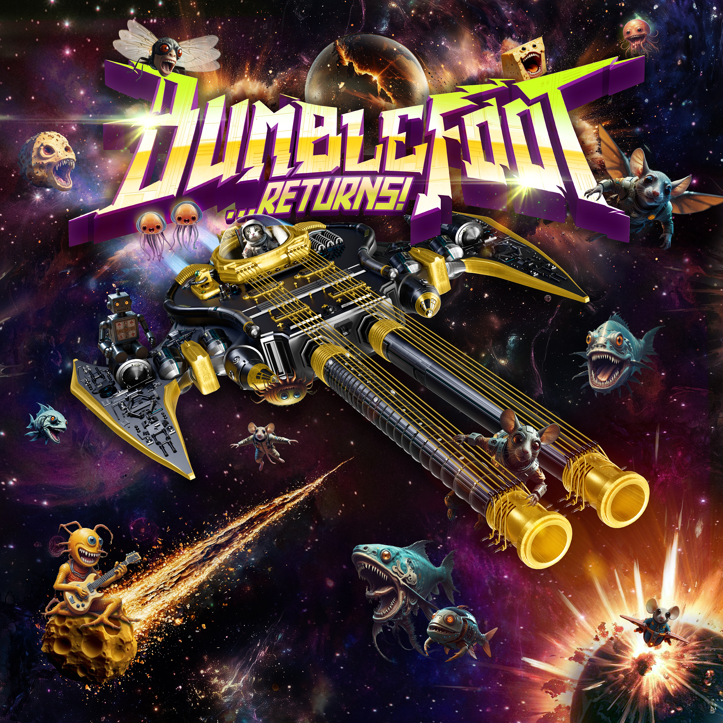 The 'Bumblefoot...Returns!' album cover