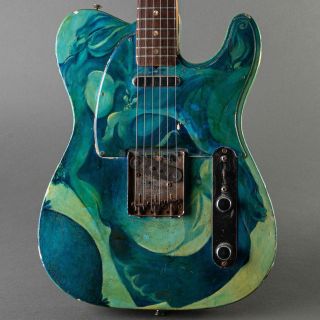 Mike Bloomfield's 1966 Custom Painted Fender Telecaster: the blues pioneer's legendary Tele has had a story to tell, having been hidden in a closet for decades, but it is now on sale at Carter Vintage Guitars for a cool $235,000