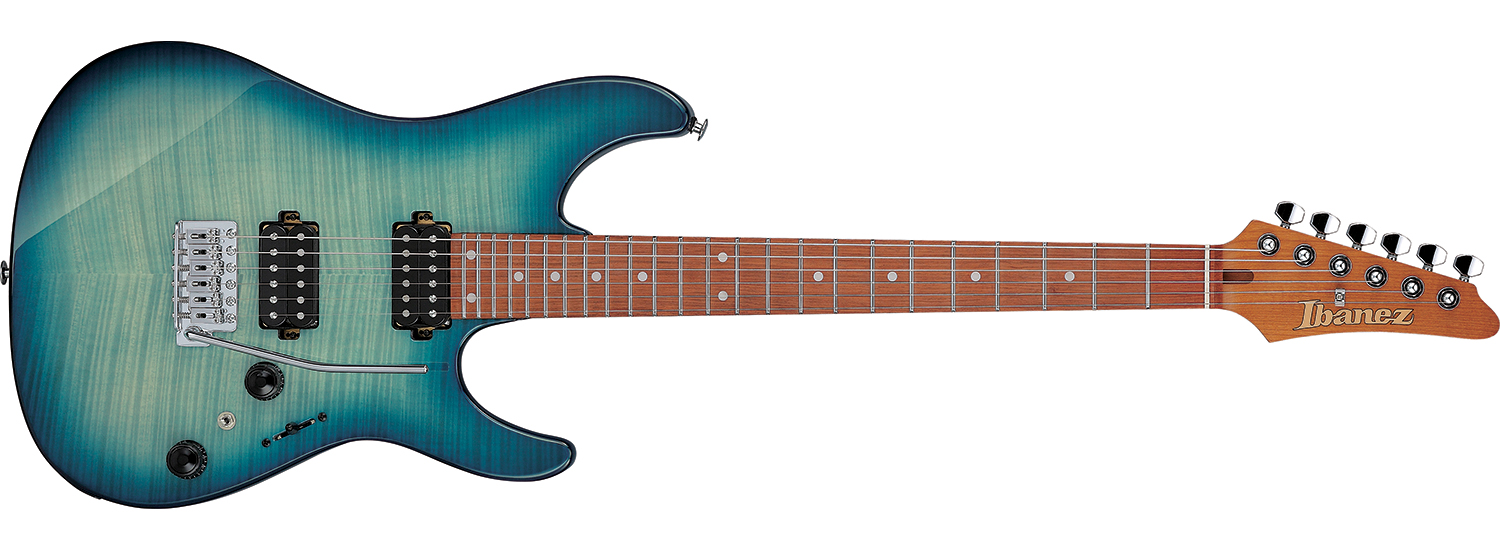 Ibanez AZ Standard 2025: a $549 s-style with a flame maple top, stainless steel frets and super-versatile switching.