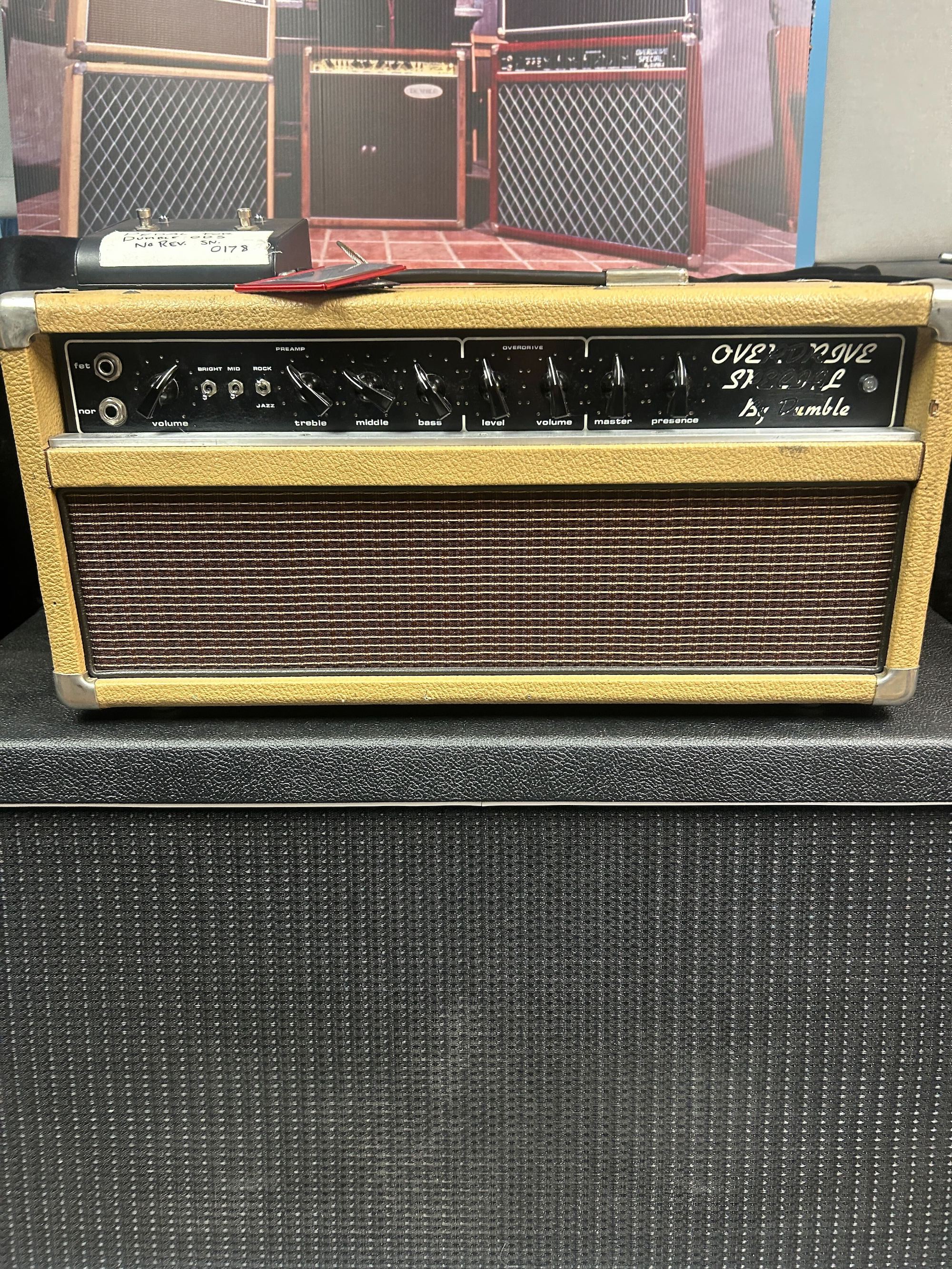 The Dumble display at the 2025 NAMM show in Anaheim, California