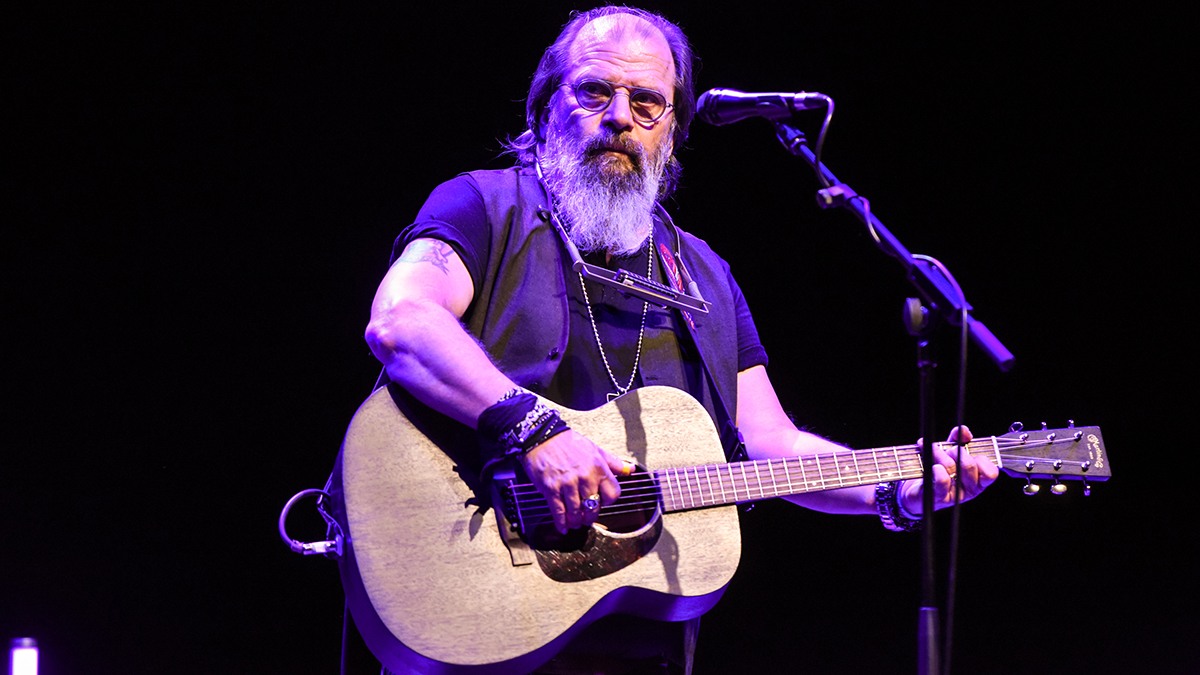 Steve Earle performs at The Barbican on June 25, 2023 in London, England