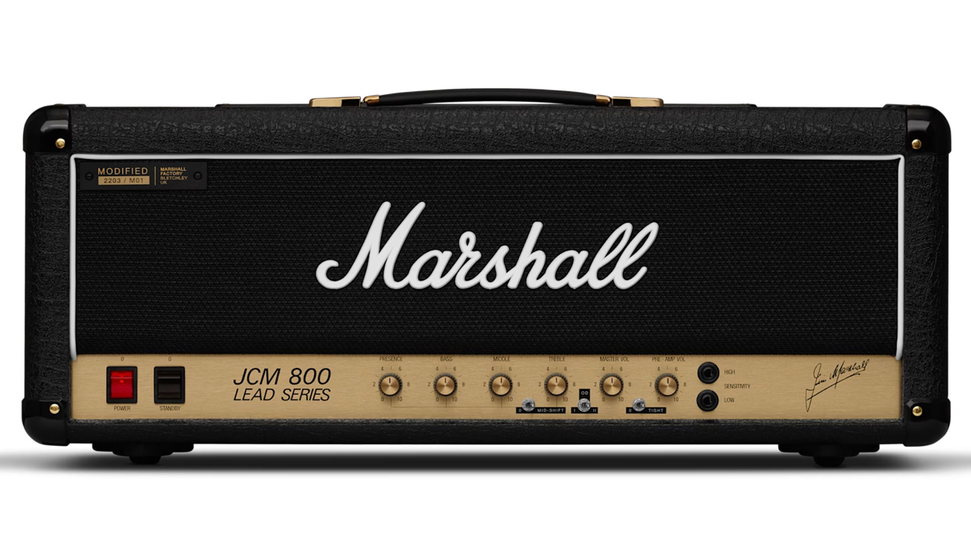 Marshall Modified JCM800 on white background