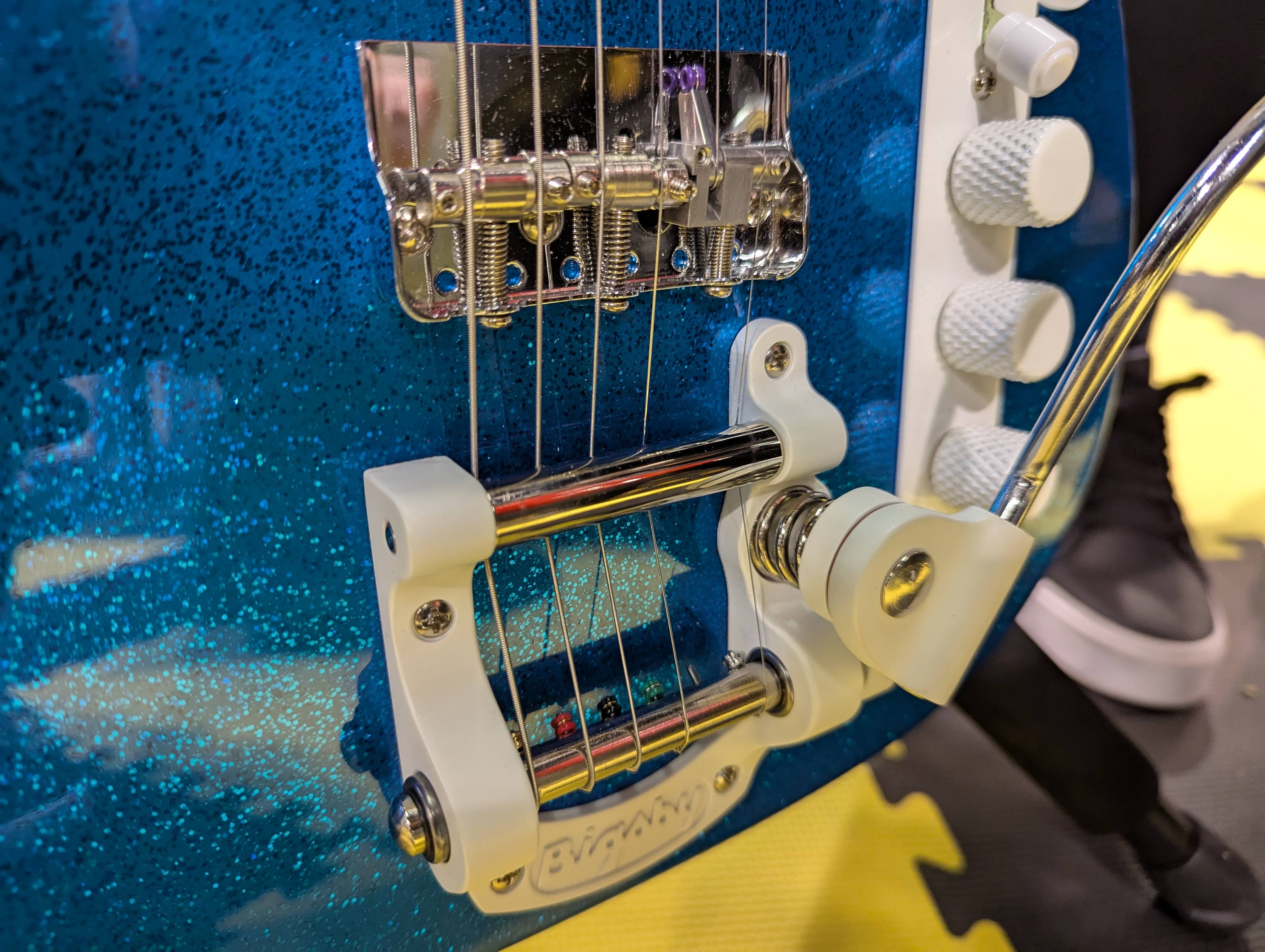 Jack White's Fender Custom Shop Triplecaster at NAMM 2025