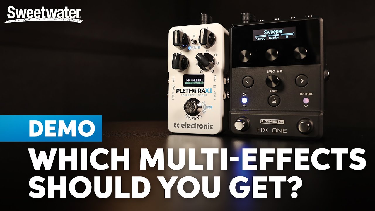 TC Electronic Plethora X1 or Line 6 HX One: Which Multi-effects Pedal Would You Choose? - YouTube