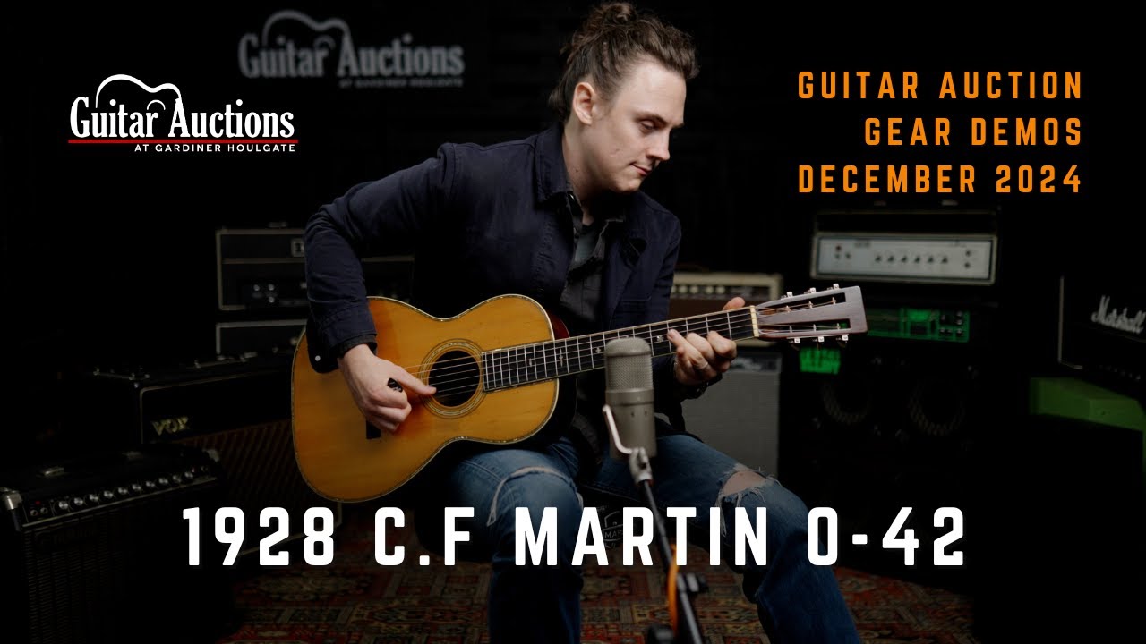 1928 Martin 0-42 acoustic guitar | December 2024 Gear Demo | Guitar Auctions at GH - YouTube