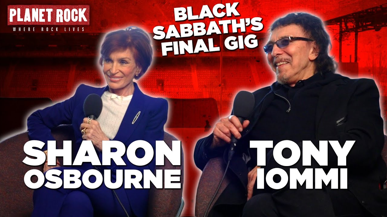 Tony Iommi & Sharon Osbourne: Black Sabbath's Villa Park final gig - YouTube