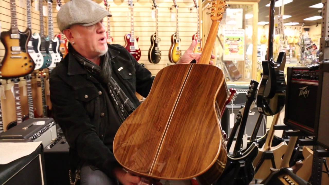 Don Musser Dreadnaught Engleman Spruce & Brazilian Rosewood Guitar - YouTube