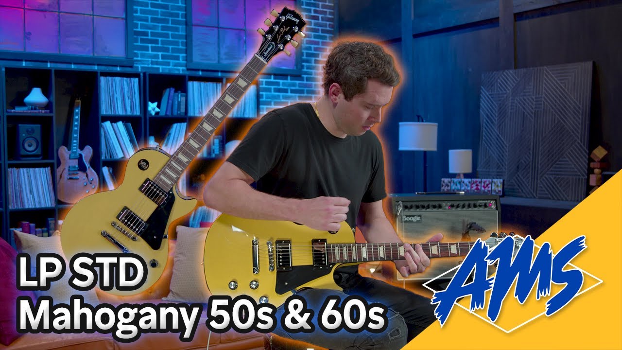 Gibson Welcomes You Back to the 50s & 60s Golden Era with the Les Paul Standard Mahogany Top Guitars - YouTube