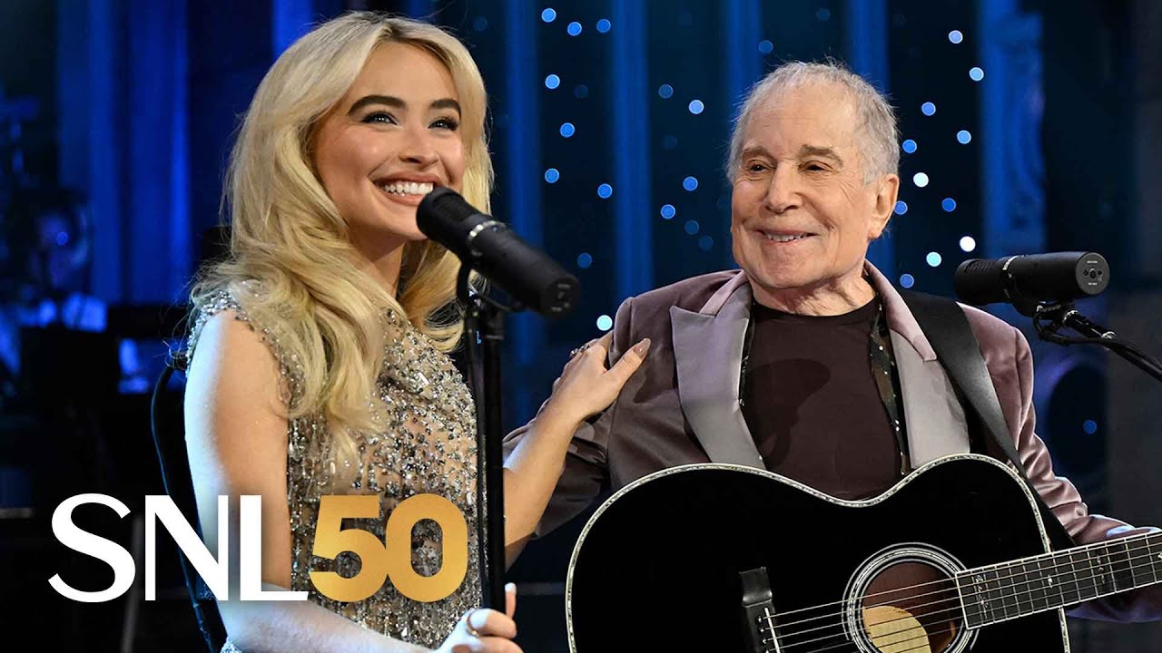 Paul Simon and Sabrina Carpenter: Homeward Bound (Live) – SNL50 - YouTube