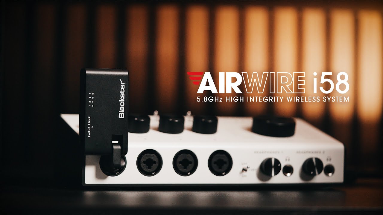 Blackstar AIRWIRE i58 | Wire Less. Play More. | High Integrity Wireless System - YouTube