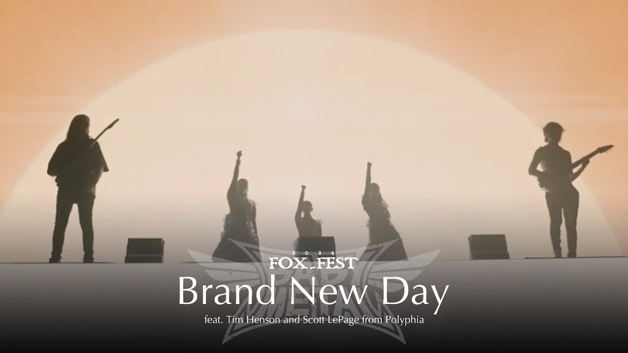 BABYMETAL - Brand New Day feat. Tim Henson and Scott LePage from @Polyphia (OFFICIAL Live MV) - YouTube