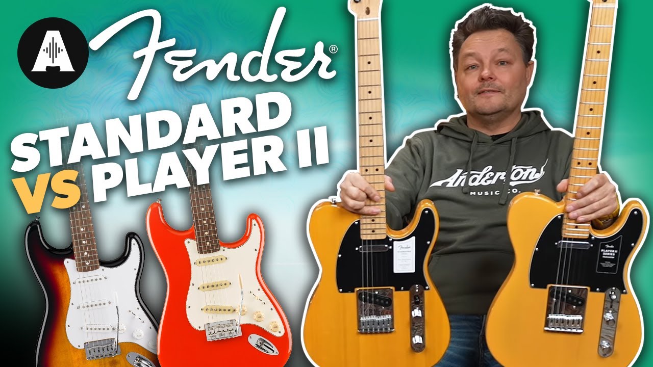 NEW Fender Standard vs Fender Player II - What are the Differences? - YouTube