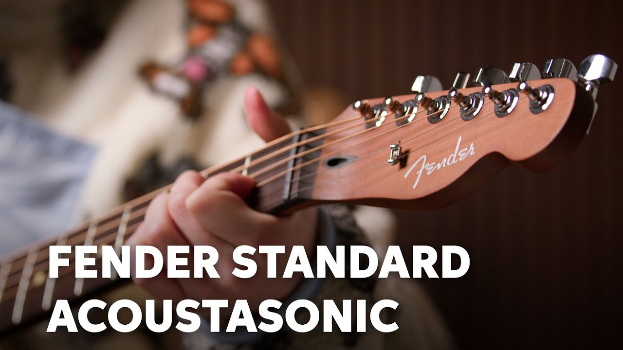 Fender Standard Series Acoustasonic Telecaster and Jazzmaster Guitar | Sound Demo | NAMM 2025 - YouTube