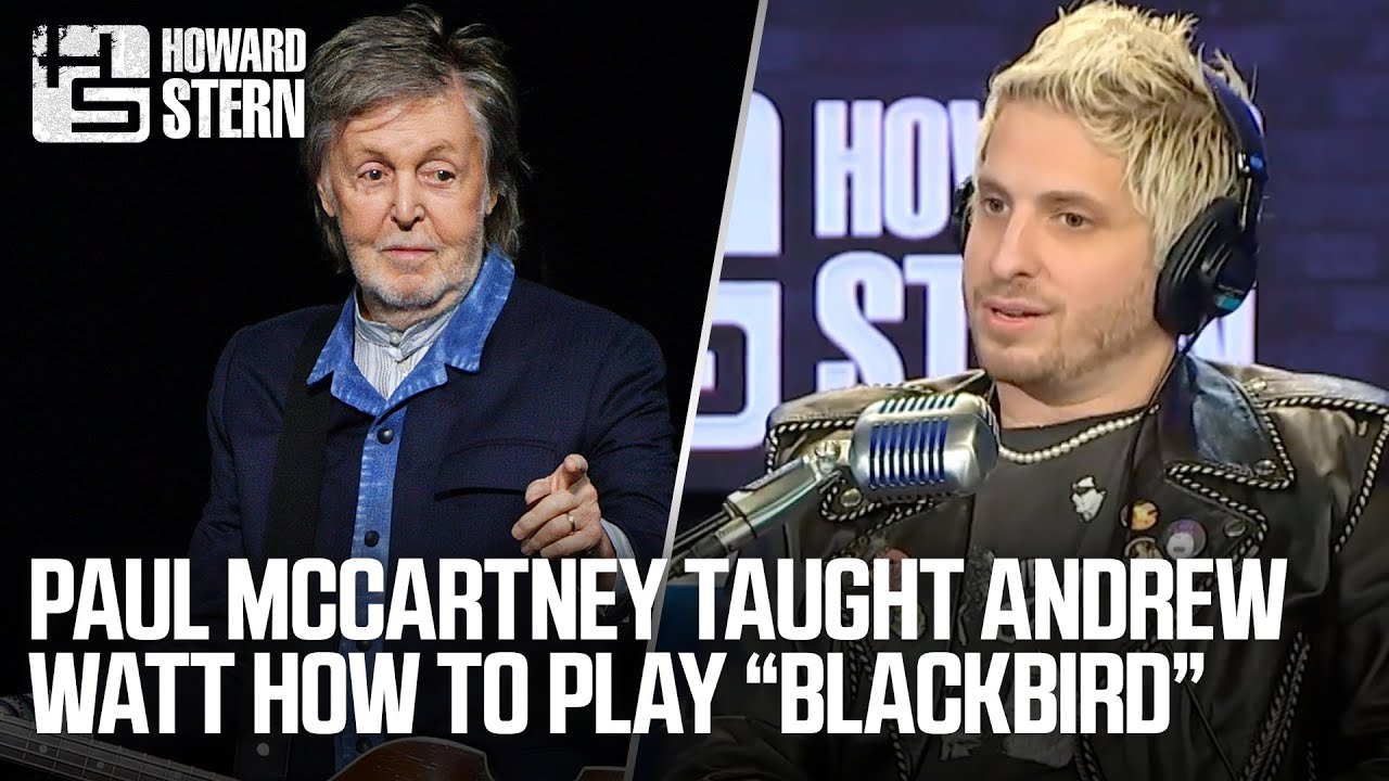 Paul McCartney Taught Andrew Watt How to Play “Blackbird” - YouTube