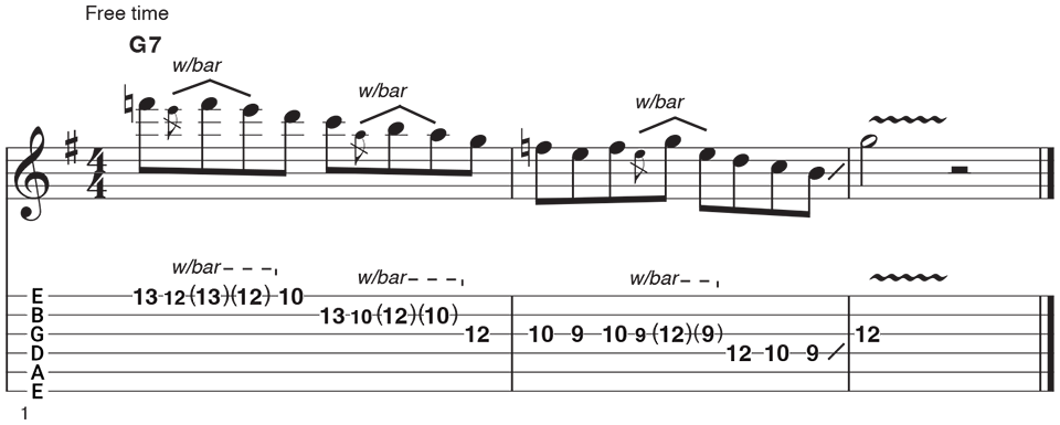 Carl Verheyen lesson example 5a