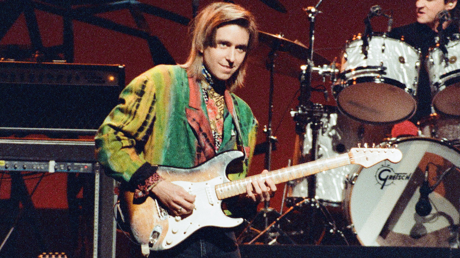 THE TONIGHT SHOW STARRING JOHNNY CARSON -- Pictured: Musical guest Eric Johnson performs on January 22, 1991