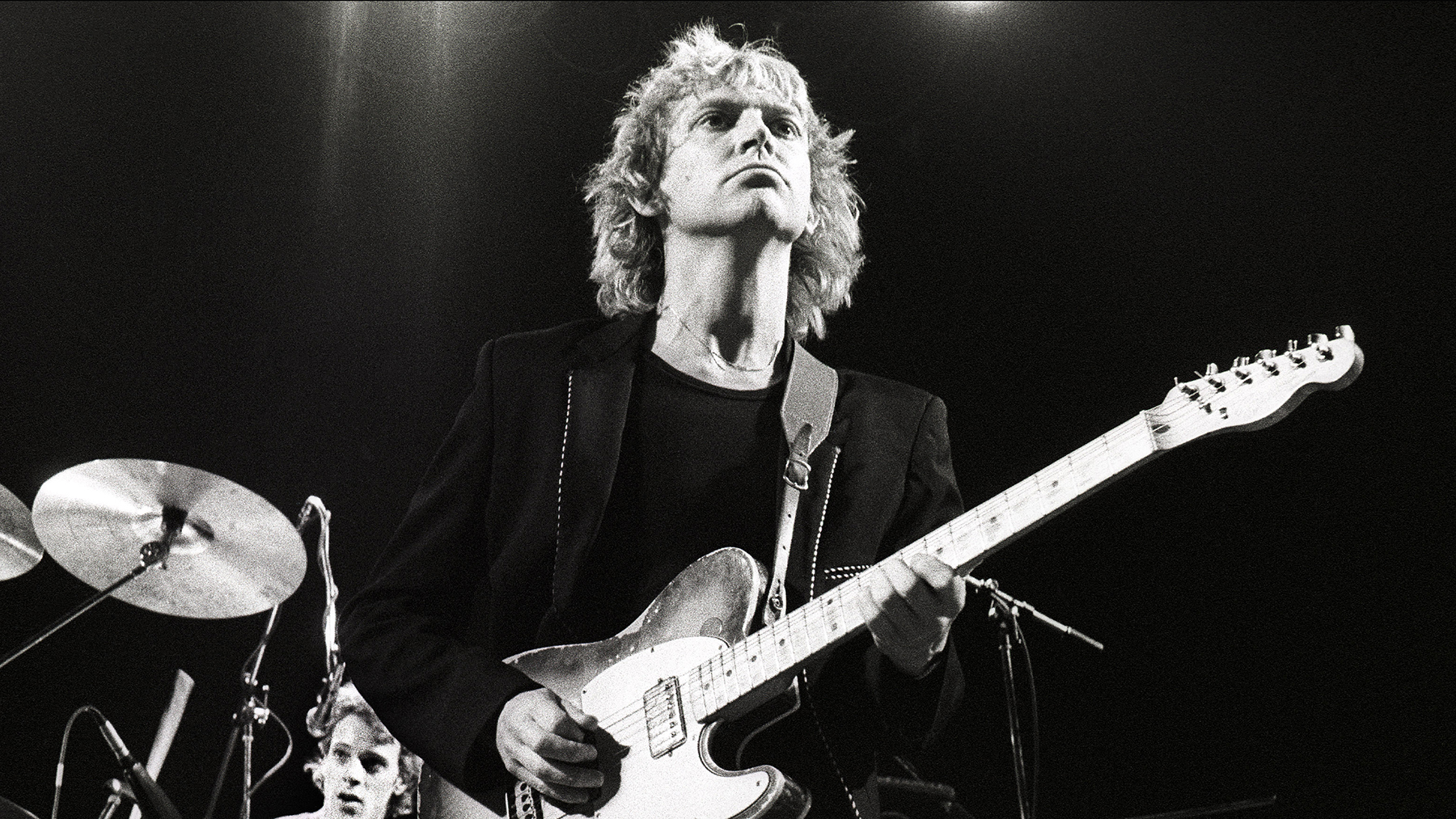 ROTTERDAM, NETHERLANDS - APRIL 10: Stewart Copeland and Andy Summers of The Police perform on stage at Ahoy on 10th April 1980 in Rotterdam, Netherlands. Andy Summers plays a Fender Telecaster guitar.