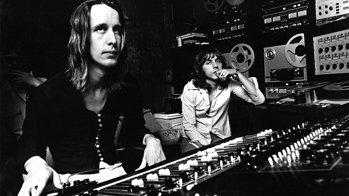 NEW YORK: Todd Rundgren posed at a studio mixing desk in New York in 1974