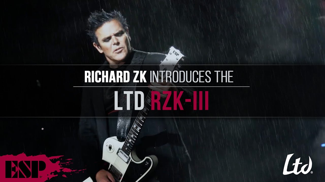 Richard ZK Introduces the Signature Series LTD RZK-III | Rammstein | ESP Guitars - YouTube
