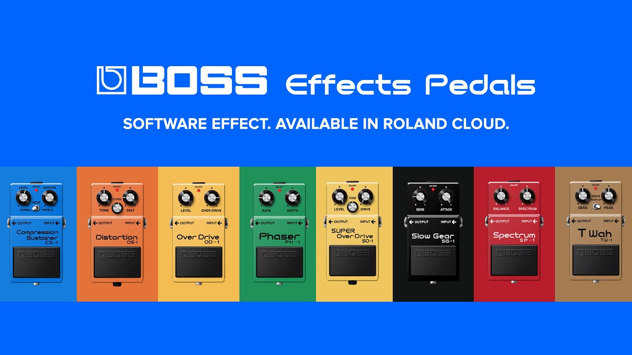 Introducing BOSS Effects Pedals | Software Effect - YouTube