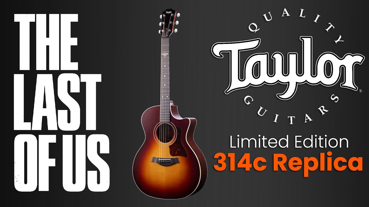 The Last of Us x Taylor Guitars 314c Replica Guitar - Available at The Music Zoo - YouTube