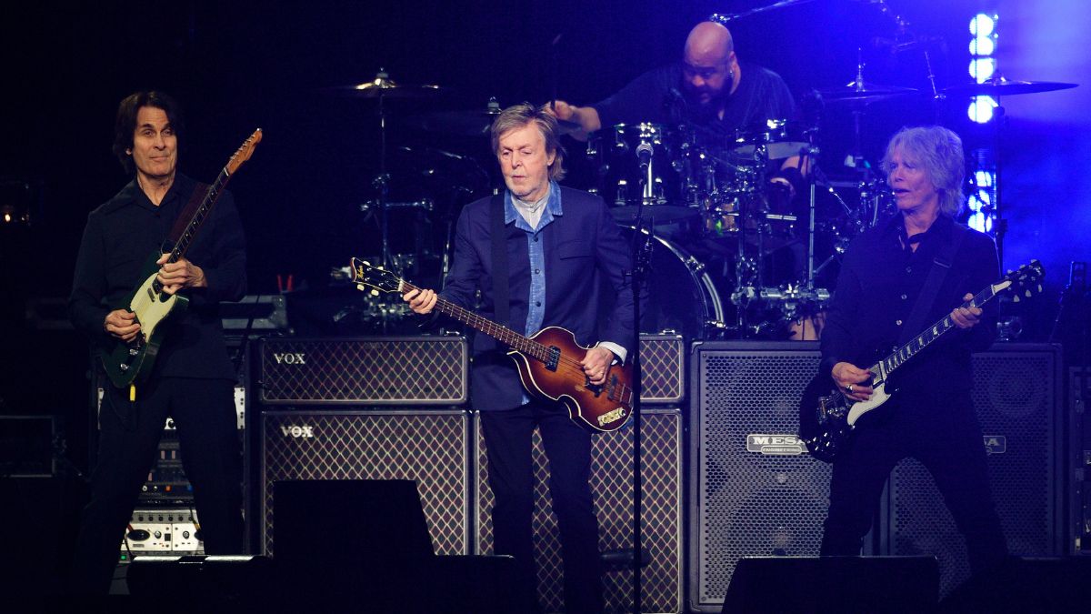 Brian Ray and Paul McCartney