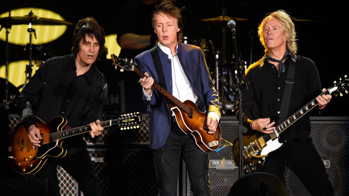 Brian Ray and Paul McCartney