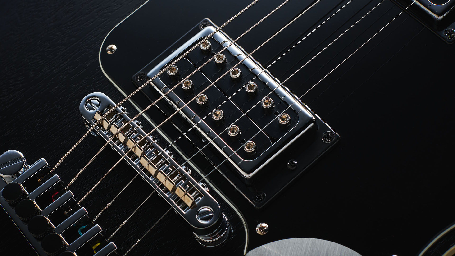 Jackson Pro Series Lee Malia LM-87: the Bring Me the Horizon guitarists new signature model is a black offset with an open-pore finish.