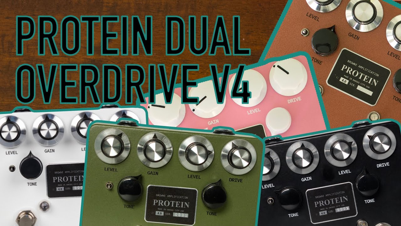 V4 Protein Dual Overdrive from BROWNE AMPLIFICATION - YouTube